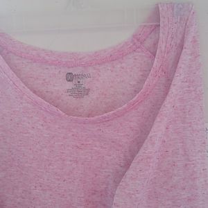 Balance Collection Pink Long Sleeve Blouse Size M